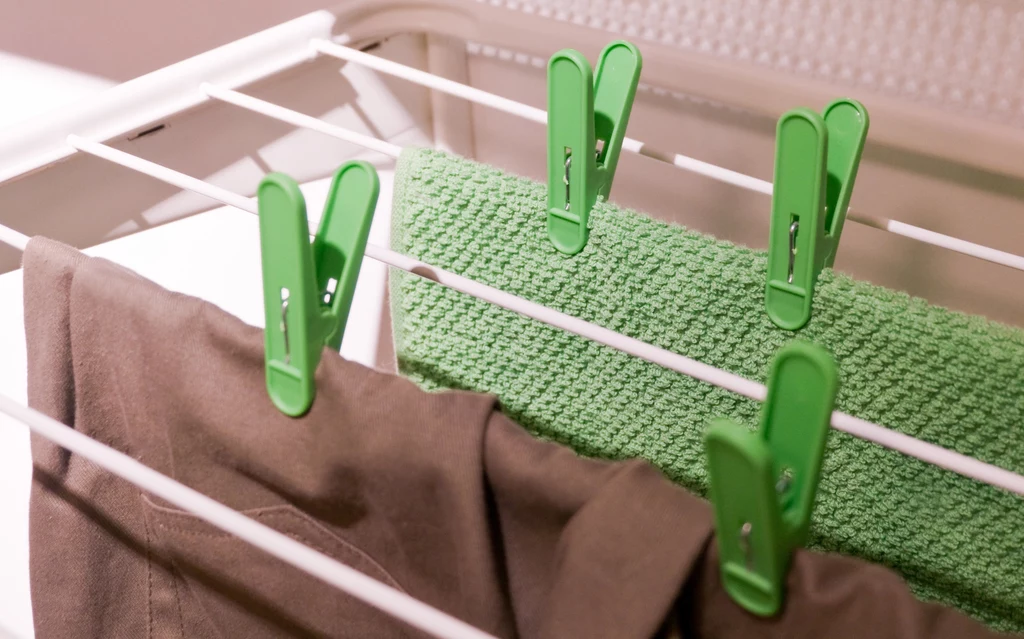 Suszenie prania  w domu zagraża naszemu zdrowiu