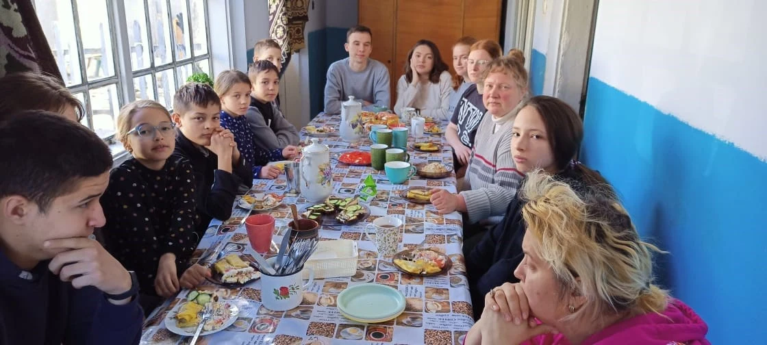 Rodzina Antoniuków po powrocie do Ukrainy 