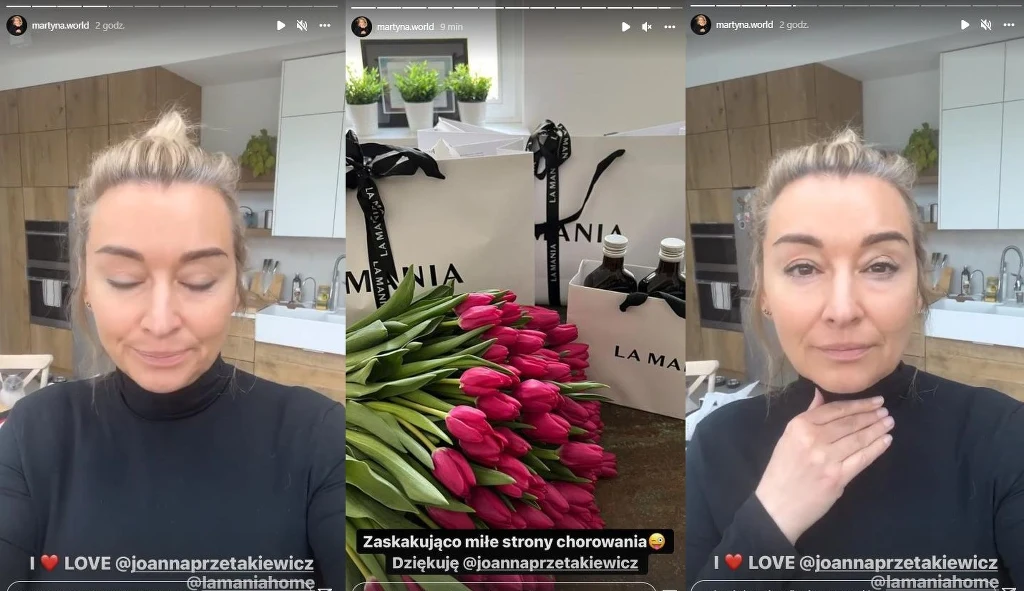 Martyna dziękuje Joannie na Instagramie Martyna dziękuje Joannie na Instagramie