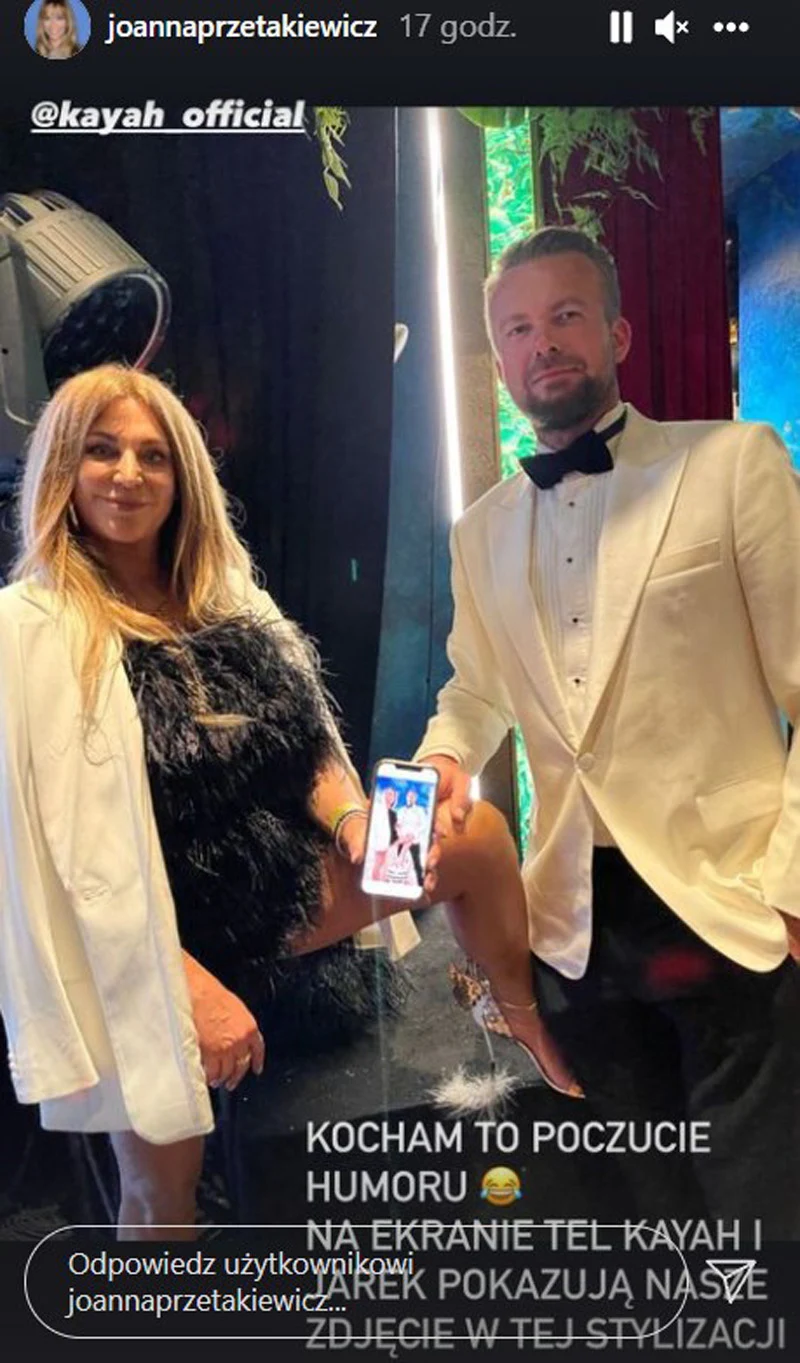 Kayah i Jarosław przebrani za Przetakiewicz i RInke na balu u Joanny /https://www.instagram.com/joannaprzetakiewicz/?hl=pl/ Kayah i Jarosław przebrani za Przetakiewicz i RInke na balu u Joanny /https://www.instagram.com/joannaprzetakiewicz/?hl=pl/