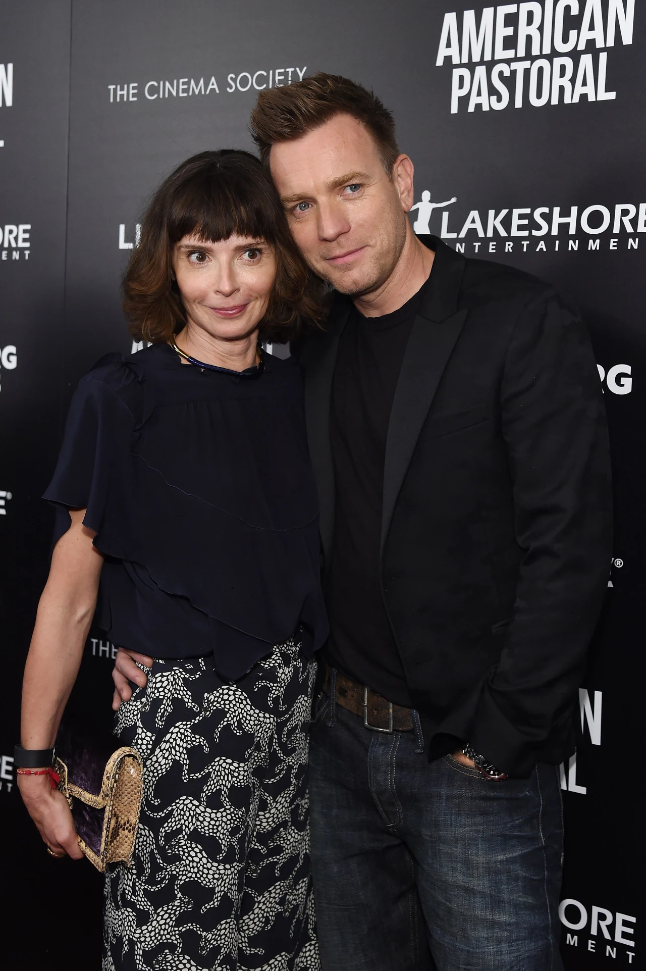 Ewan McGregor z byłą żoną Eve Mavrakis Ewan McGregor z byłą żoną Eve Mavrakis