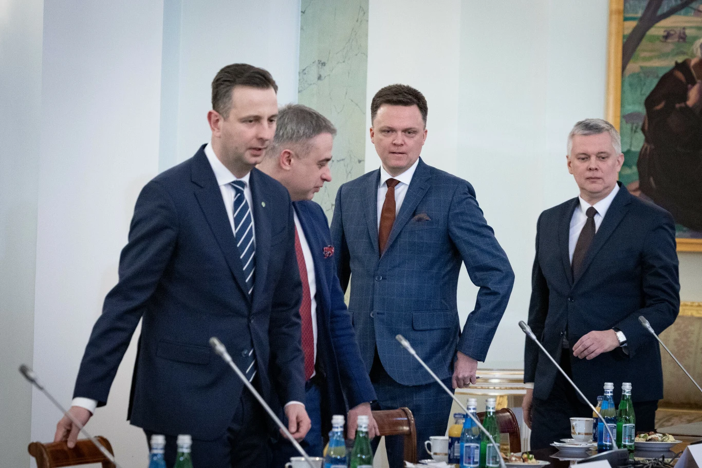 Władysław Kosiniak-Kamysz, Krzysztof Gawkowski, Szymon Hołownia, Tomasz Siemoniak Władysław Kosiniak-Kamysz, Krzysztof Gawkowski, Szymon Hołownia, Tomasz Siemoniak