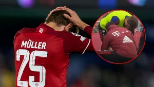 Chwile grozy w Monachium. Mueller nie ukończył treningu