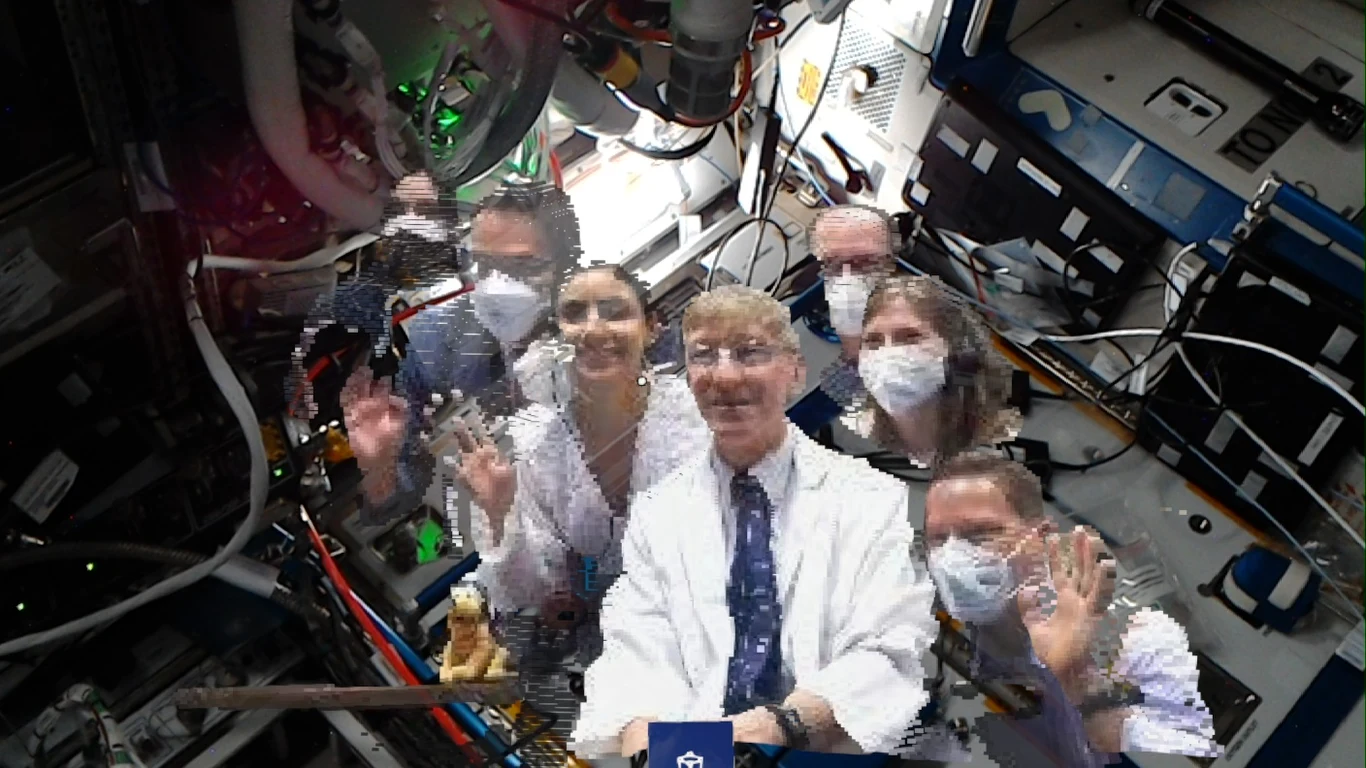 Z holoportacji mogą skorzystać astronauci, by zapraszać gości na pokład stacji kosmicznej