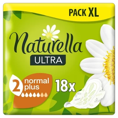 Naturella Ultra Normal Plus Rozmiar 2 Podpaski ze skrzydełkami × 18 - 2