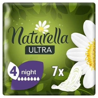 Naturella Ultra Night Rozmiar 4 Podpaski ze skrzydełkami × 7 - 1