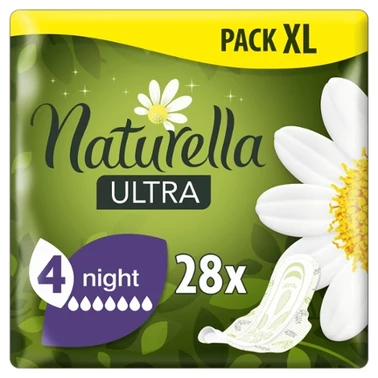 Naturella Ultra Night Rozmiar 4 Podpaski ze skrzydełkami × 28 - 1
