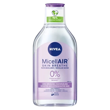 Nivea MicellAIR 5w1 Płyn micelarny cera wrażliwa i nadwrażliwa 400 ml - 3