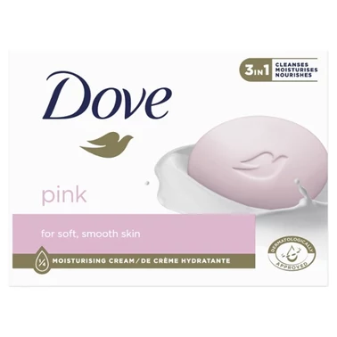 Dove Pink Kostka myjąca 90 g - 0