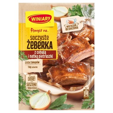 Winiary Pomysł na... Soczyste żeberka z cebulą i natką pietruszki 28 g - 0