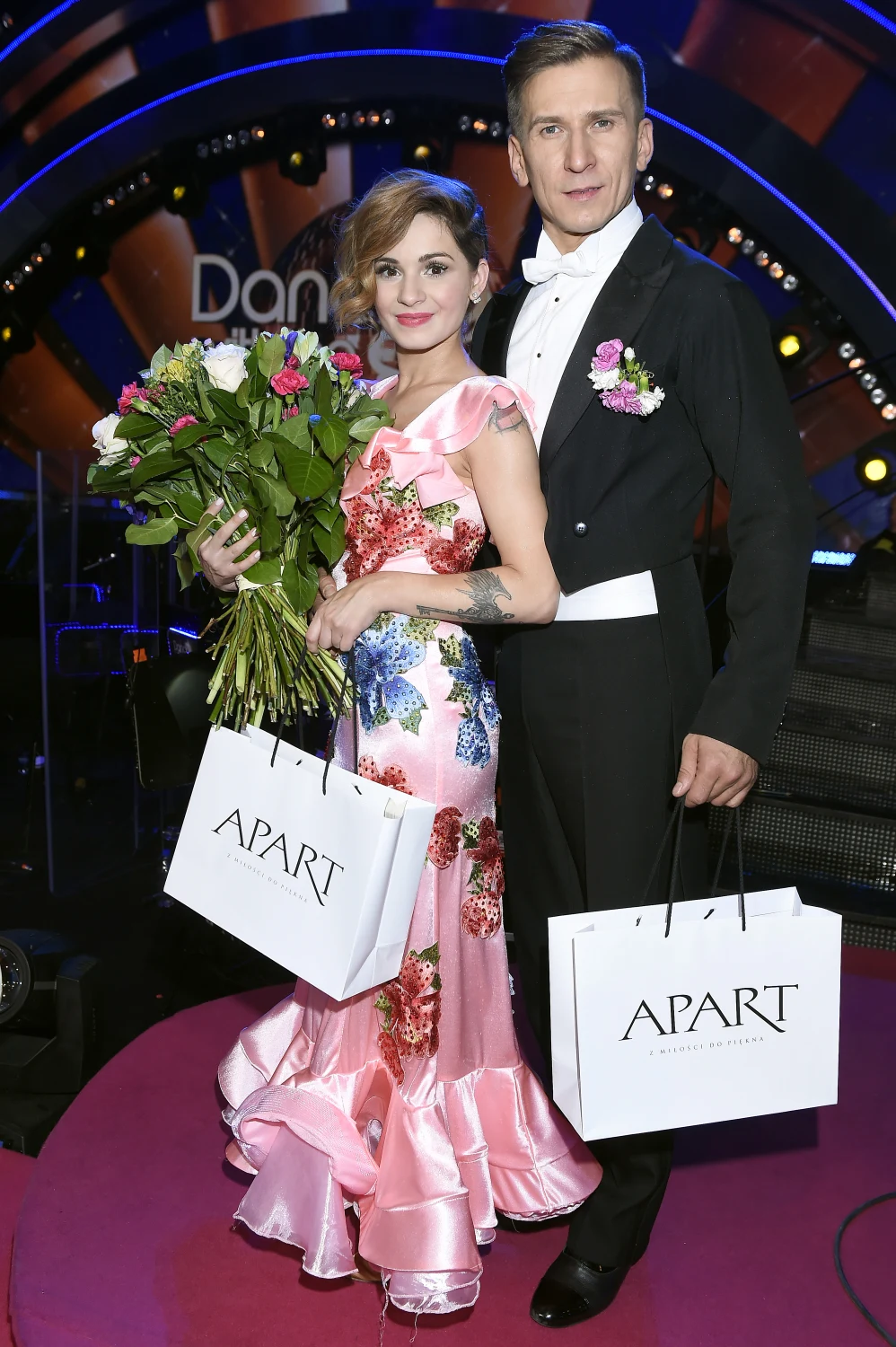 Tomasz Barański i Ewelina Lisowska