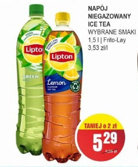 Lipton Ice Tea Lemon Napój niegazowany 1,5 l