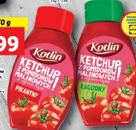 Kotlin Ketchup łagodny 450 g