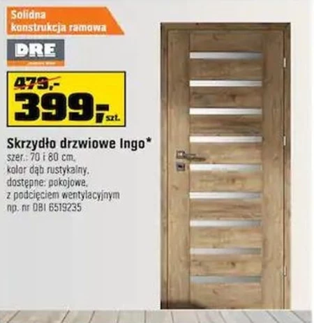 Skrzydło drzwiowe Dre