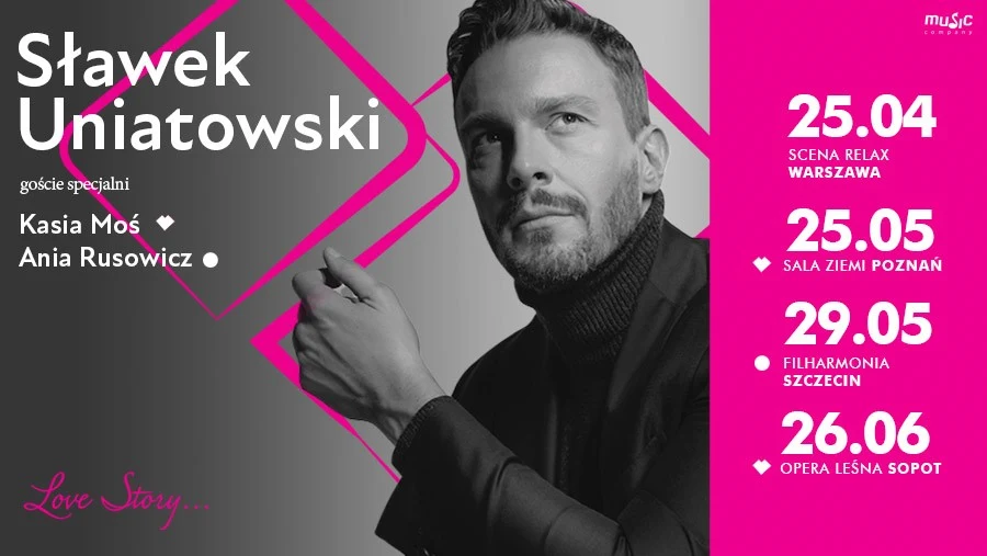 Sławek Uniatowski prezentuje trasę "Love Story" Sławek Uniatowski prezentuje trasę "Love Story"