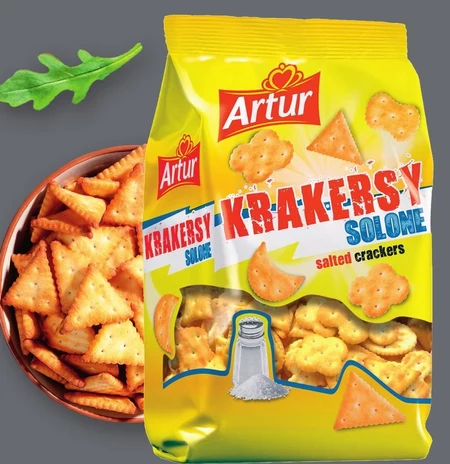 Artur Krakersy solone 400 g