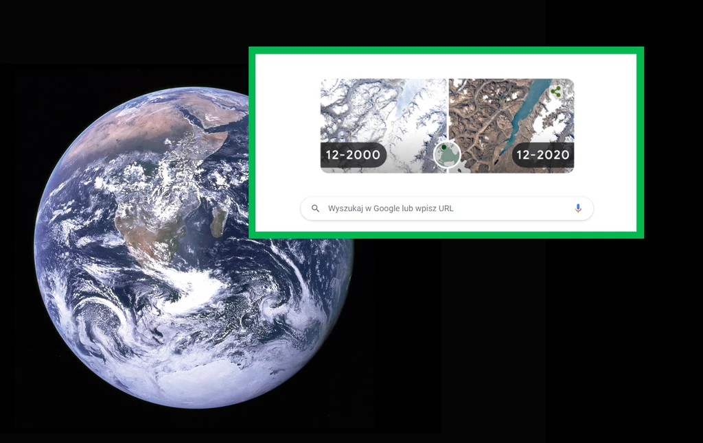 Na Dzień Ziemi 2022 Google zmieniło wygląd swojej wyszukiwarki. Animacje pokazują skutki zmian klimatu i zwracają uwagę na problem globalnego ocieplenia