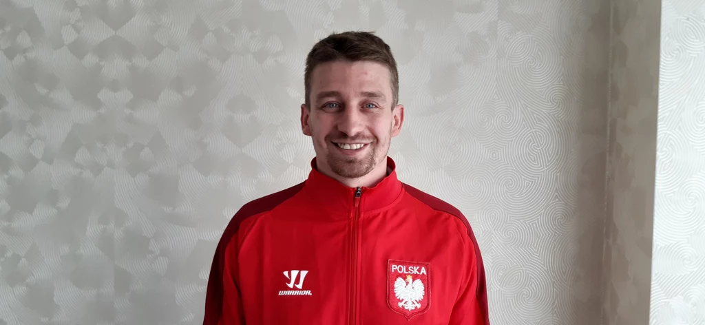 Krystian Dziubiński, kapitan hokejowej reprezentacji Polski Krystian Dziubiński, kapitan hokejowej reprezentacji Polski