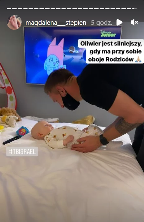 Jakub Rzeźniczak odwiedził synka w szpitalu w Izraelu