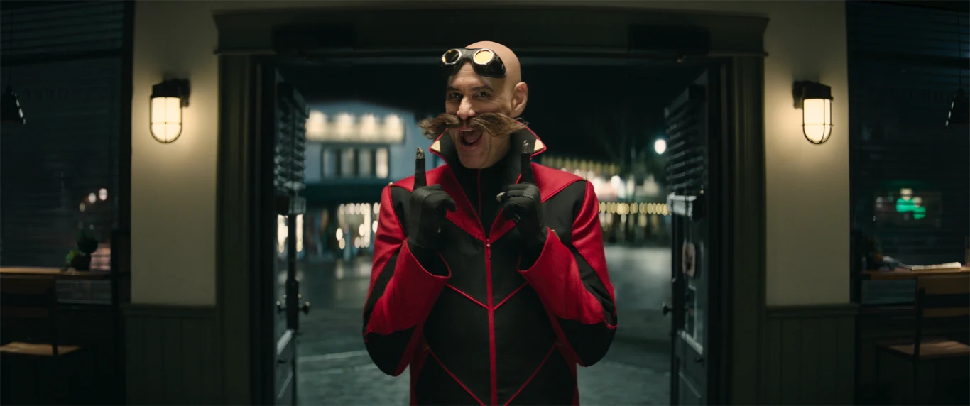 Jim Carrey w filmie "Sonic 2. Szybki jak błyskawica"