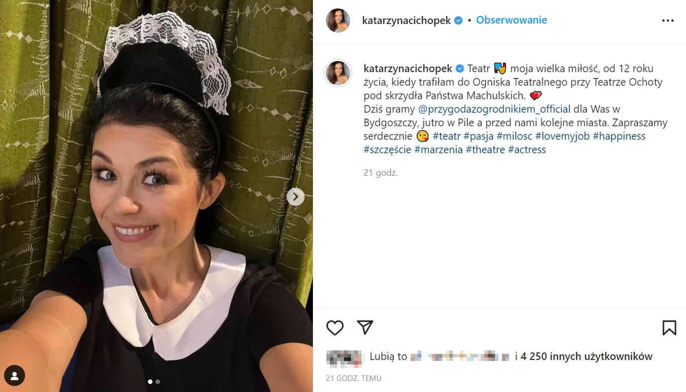 Cichopek wyłączyła komentarze na Instagramie Cichopek wyłączyła komentarze na Instagramie