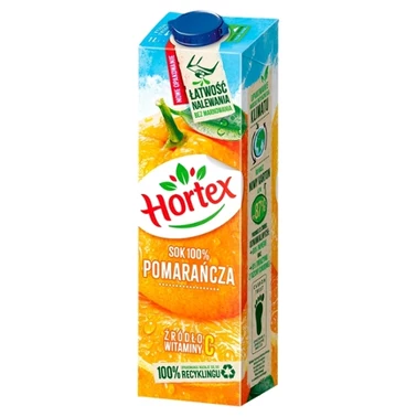 Hortex Sok 100 % pomarańcza 1 l - 1