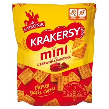 Lajkonik Krakersy mini o smaku papryka 100 g - 1