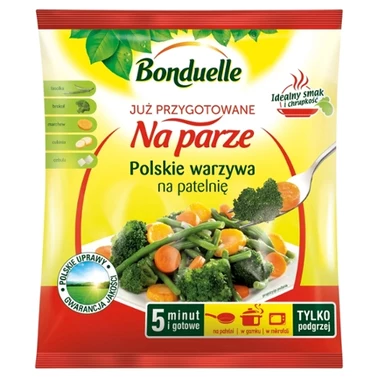 Bonduelle Już przygotowane na parze Polskie warzywa na patelnię 400 g - 0