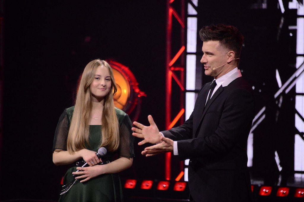 Alicja Górzyńska i Tomasz Kammel w finale "The Voice Kids"