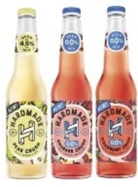 Hardmade Strawberry Crush Piwo bezalkoholowe z lemoniadą o smaku cytryny i truskawki 400 ml