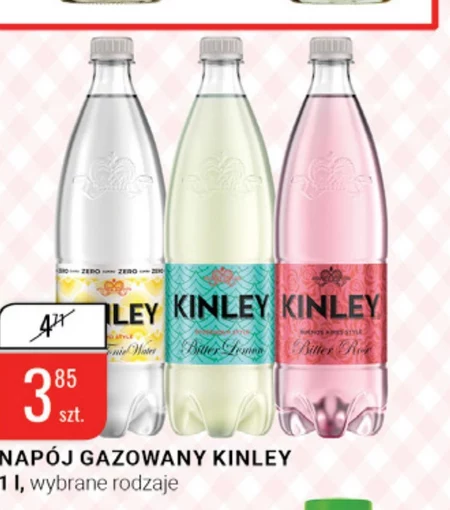 Kinley Bitter Rose Napój gazowany 1 l
