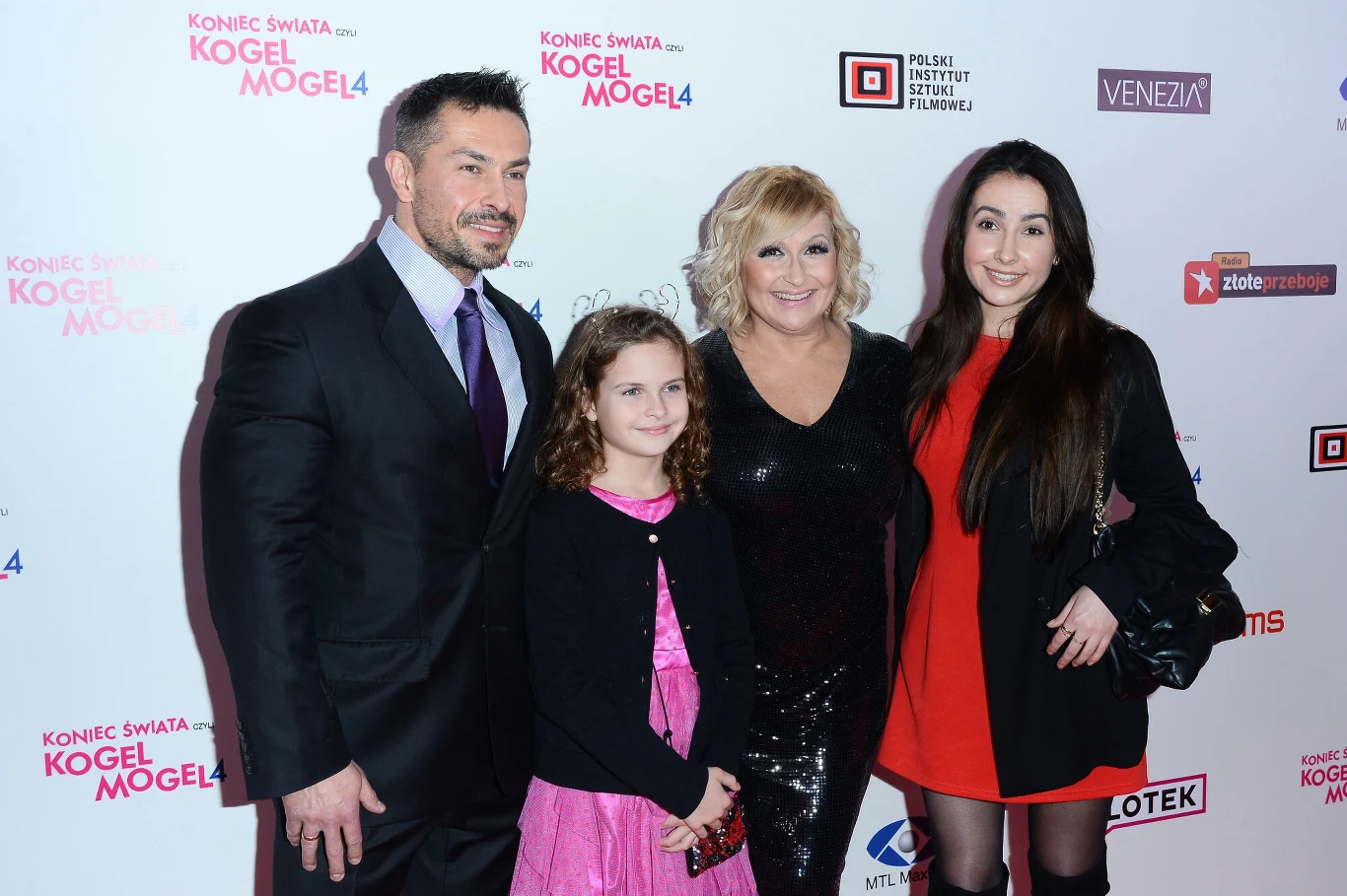 Katarzyna Skrzynecka z rodziną 