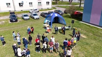 Podczas inauguracji wydarzenia "Czyste Zielone Miasta" w Rybniku odbyła się m.in. akcja sadzenia drzew