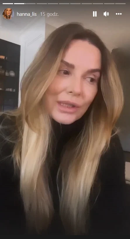 Hanna Lis opowiedziała o przebiegu covid na Instagramie Hanna Lis opowiedziała o przebiegu covid na Instagramie