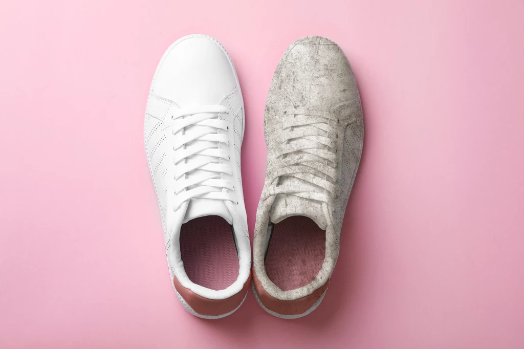 Białe buty wymagają regularnego czyszczenia oraz odpowiednich środków