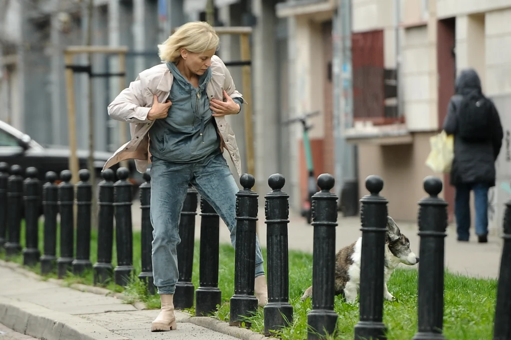 Małgorzata Foremniak zablokowała ulicę w Warszawie