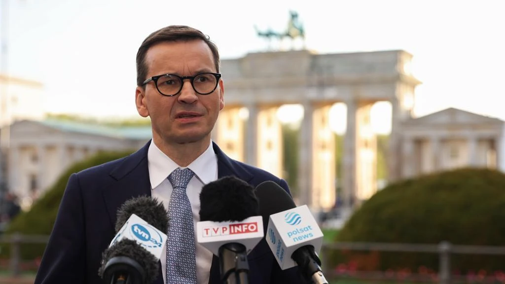 Premier Mateusz Morawiecki w Berlinie Premier Mateusz Morawiecki w Berlinie