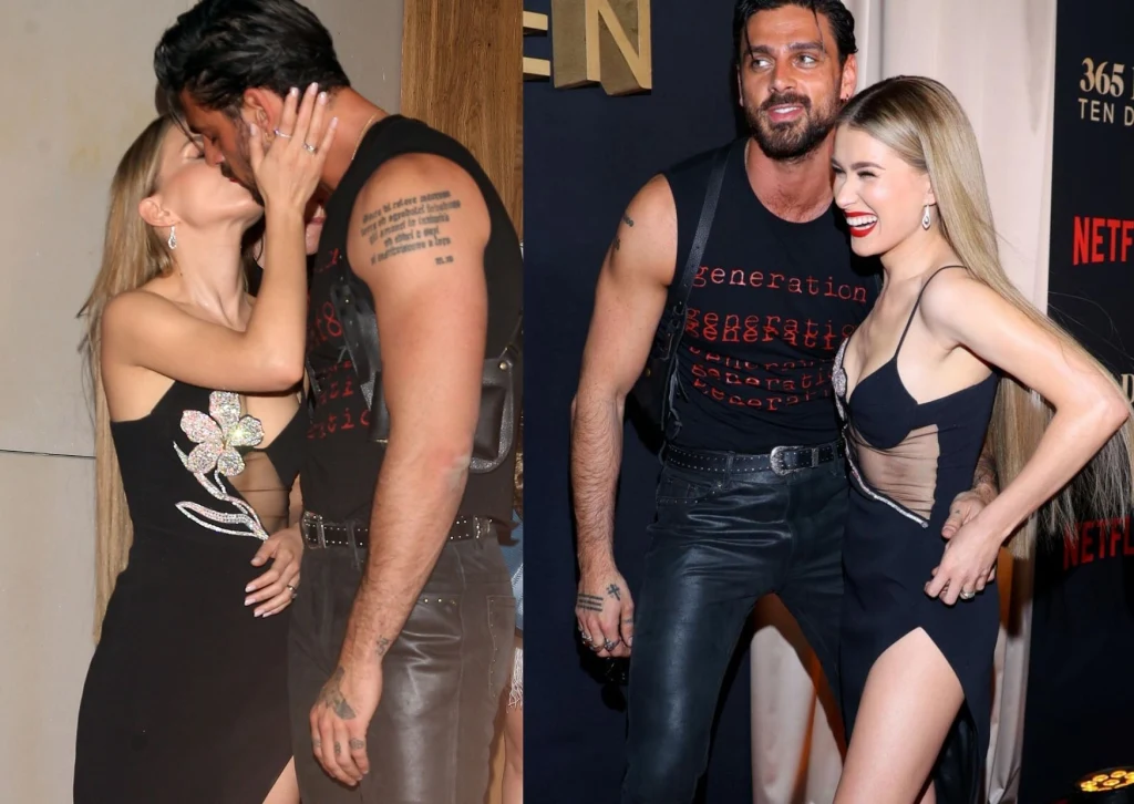 Michele Morrone i Anna Maria Sieklucka na premierze 2. serii "365 dni" fot. Adam Jankowski/Reporter