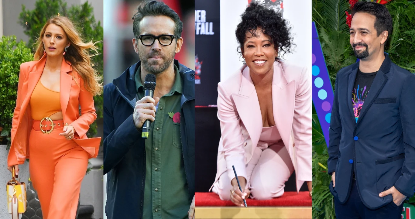 Blake Lively, Ryan Reynolds, Regina King, Lin-Manuel Miranda