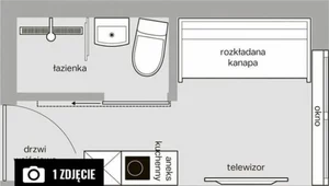 Najmniejsza kawalerka w Warszawie. Nie spełnia nawet norm kojca dla psa