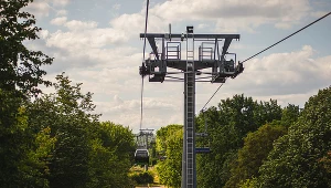 Kolejka linowa Elka w Chorzowie (Park Śląski)