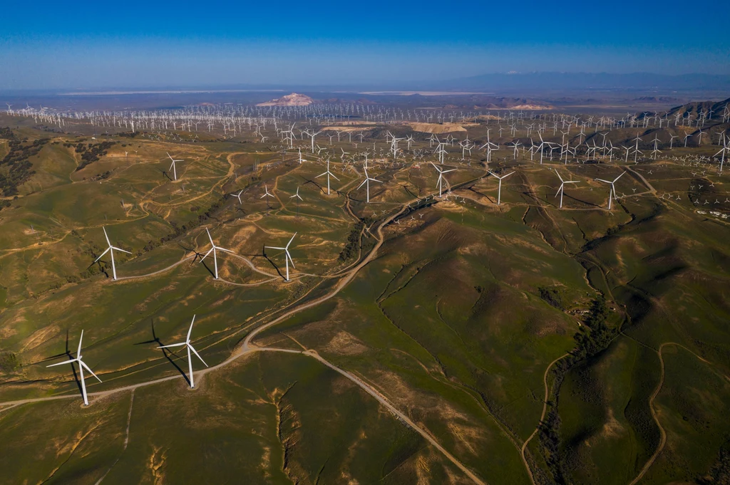 Wiatraki w Alta Wind Energy Centre (USA) mogą generować 1,5 GW energii