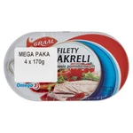 Graal Filety z makreli w sosie pomidorowym 4 x 170 g