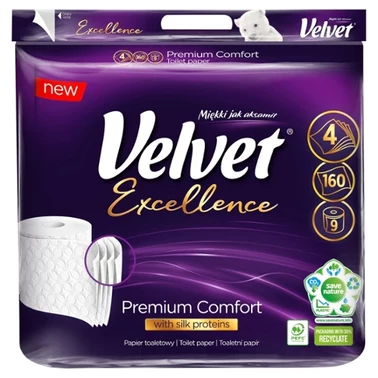 Velvet Excellence Premium Comfort Papier toaletowy 9 rolek - 0
