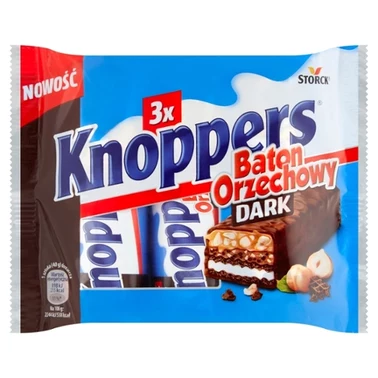 Knoppers Dark Baton orzechowy 120 g (3 x 40 g) - 1