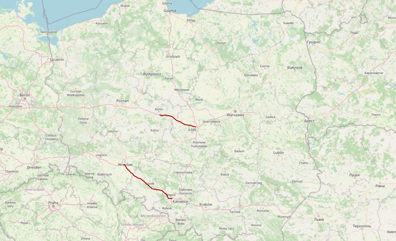 Gdzie obowiązuje e-Toll - mapa