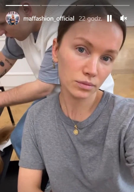 Maffashion pozuje bez grama makijażu