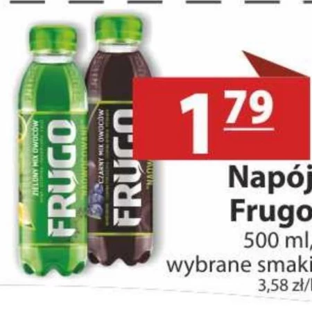 Frugo Ultragreen Napój wieloowocowy niegazowany 500 ml