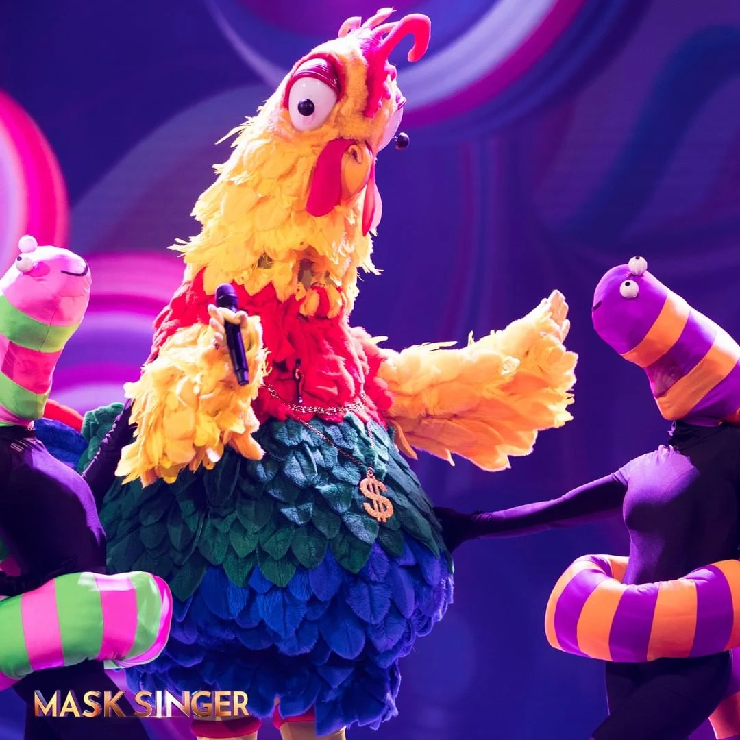 Krzysztof Skórzyński jako Kogut w "Mask singer" Krzysztof Skórzyński jako Kogut w "Mask singer"