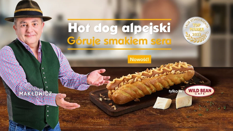 Hot dog alpejski Makłowicza.